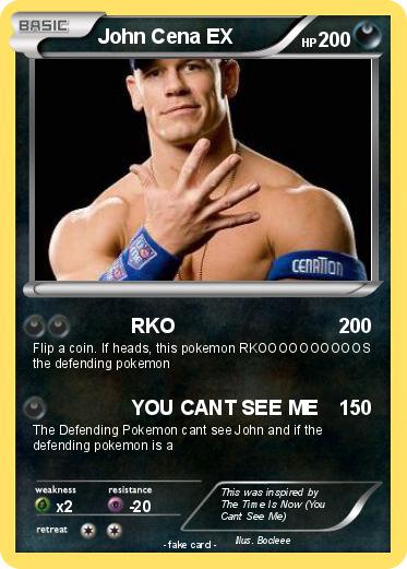 Pokemon John Cena EX