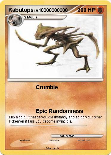 Pokemon Kabutops
