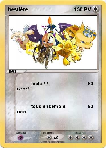 Pokemon bestiére