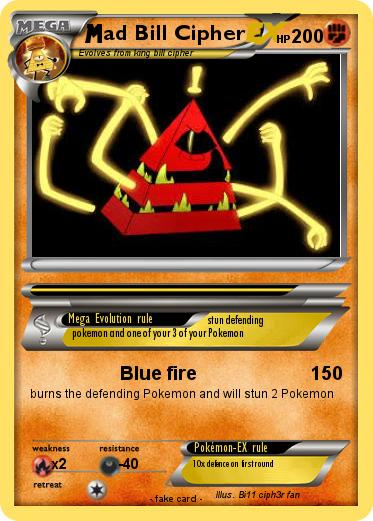 Pokemon ad Bill Cipher