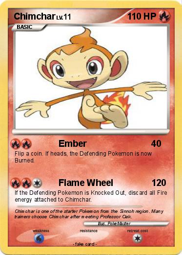 Pokemon Chimchar