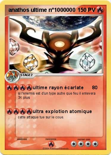 Pokemon anathos ultime n°1000000