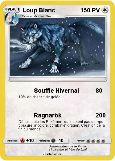 Pokemon Loup Blanc