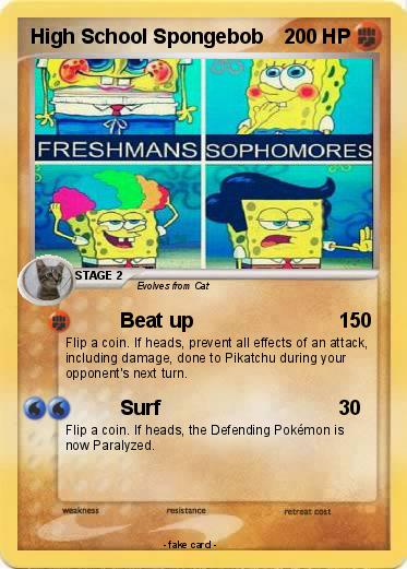 Pokemon High School Spongebob