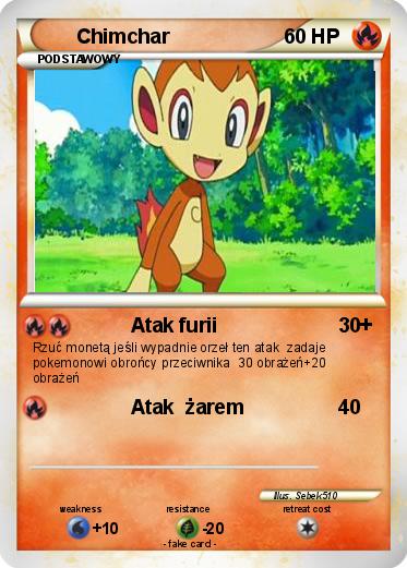 Pokemon Chimchar