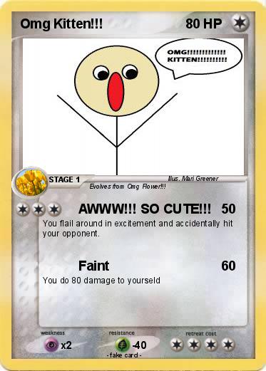 Pokemon Omg Kitten!!!