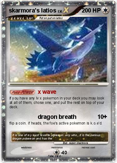 Pokemon skarmora's latios