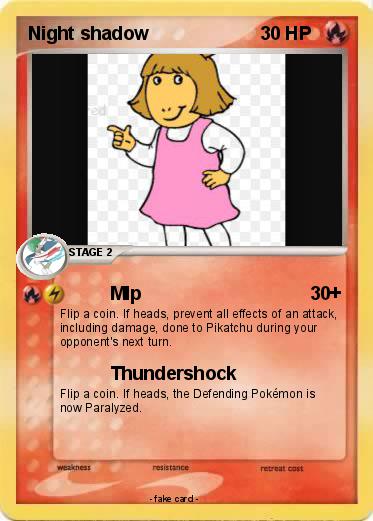 Pokemon Night shadow