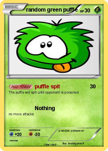 Pokemon random green puffle