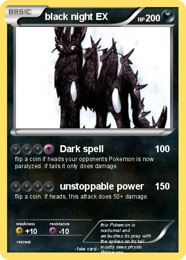 Pokemon black night EX