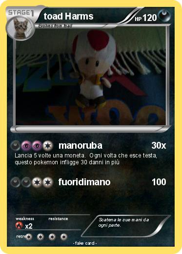 Pokemon toad Harms