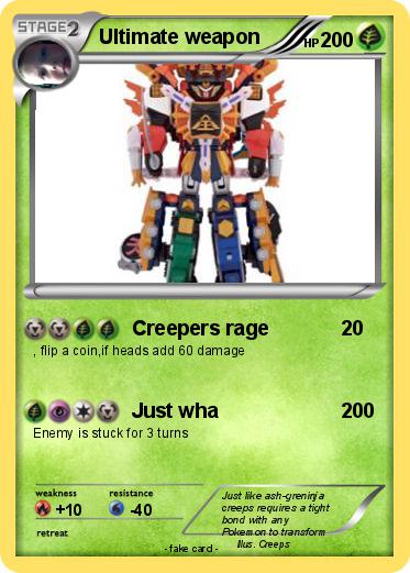 Pokemon Ultimate weapon