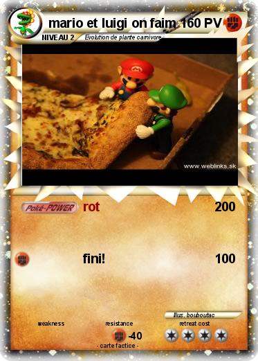Pokemon mario et luigi on faim
