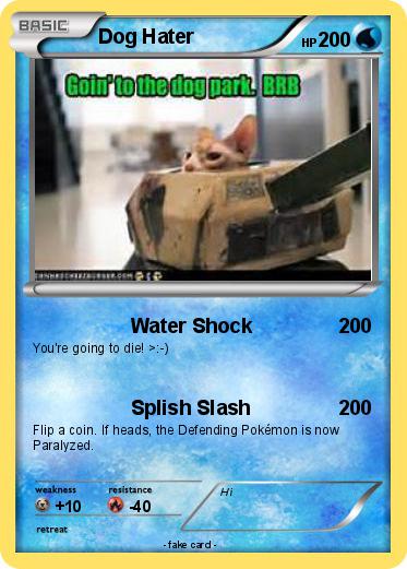 Pokemon Dog Hater