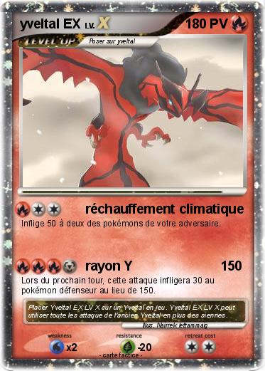 Pokemon yveltal EX