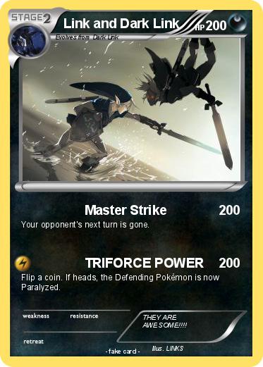 Pokemon Link and Dark Link