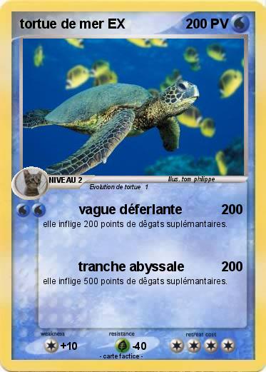 Pokemon tortue de mer EX