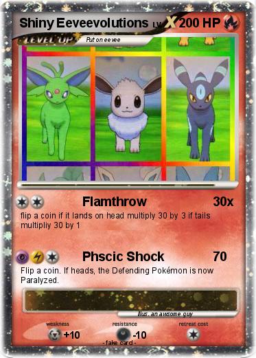 Pokemon Shiny Eeveevolutions