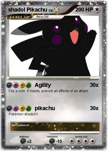 Pokemon shadol Pikachu