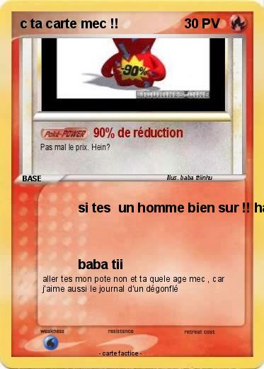 Pokemon c ta carte mec !!