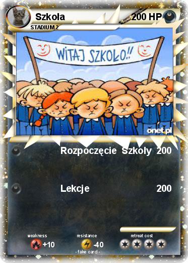 Pokemon Szkoła