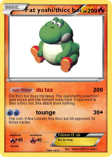 Pokemon Fat yoshi/thicc boi