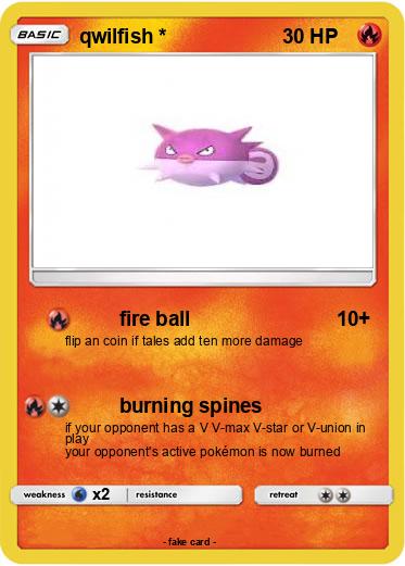 Pokemon qwilfish *
