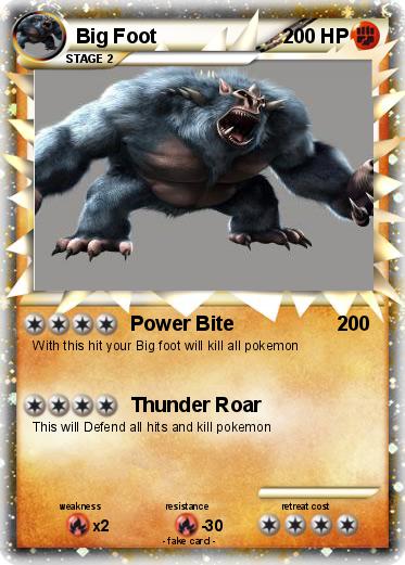 Pokemon Big Foot