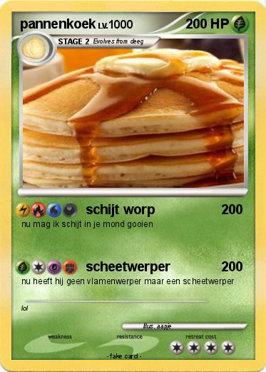 Pokemon pannenkoek