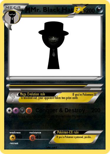 Pokemon Mr. Black Hat