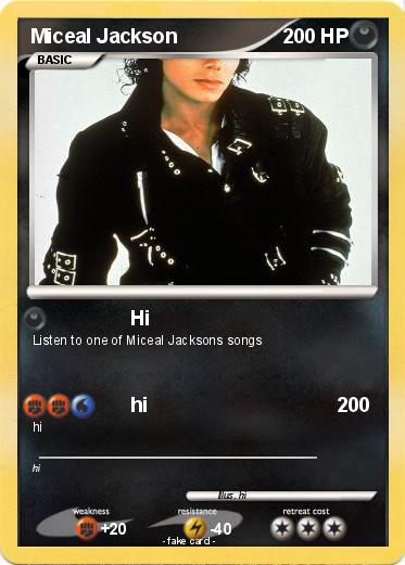 Pokemon Miceal Jackson