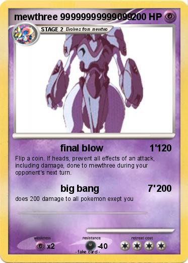 Pokemon mewthree 99999999999099