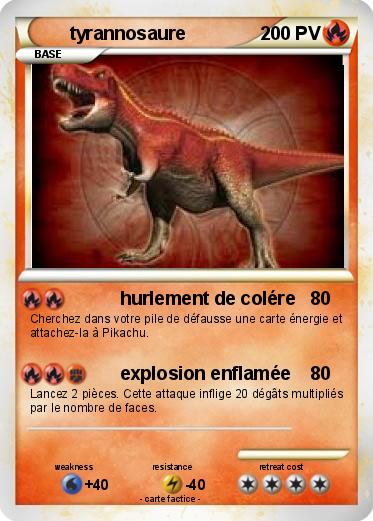 Pokemon tyrannosaure