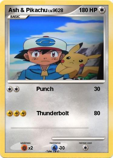 Pokemon Ash & Pikachu
