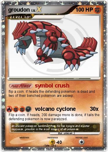 Pokemon groudon