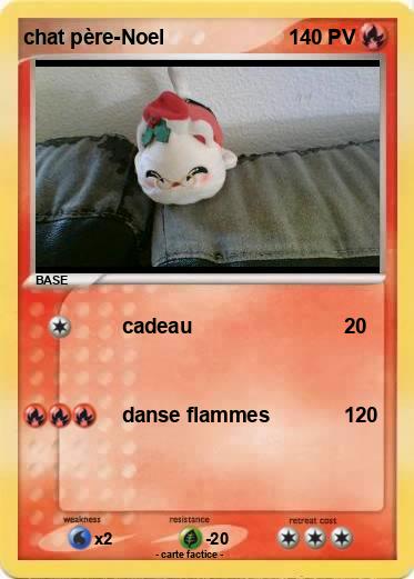 Pokemon chat père-Noel