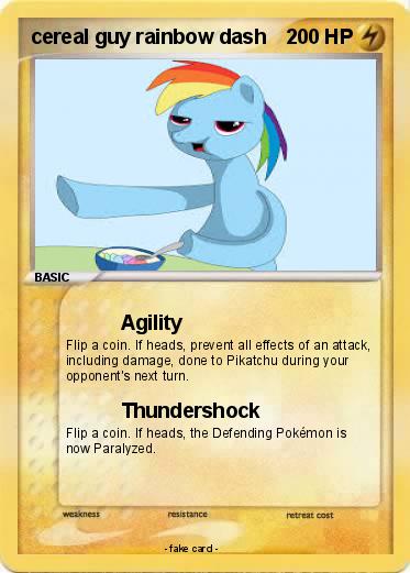 Pokemon cereal guy rainbow dash