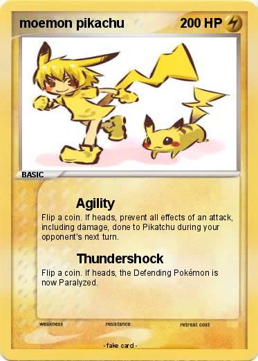 Pokemon moemon pikachu