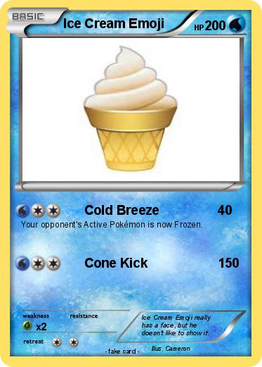 Pokemon Ice Cream Emoji