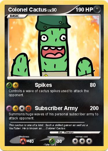 Pokemon Colonel Cactus