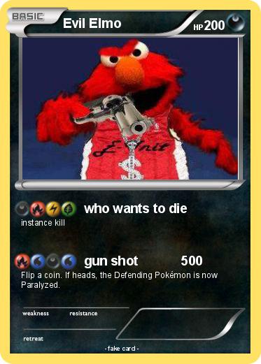Pokemon Evil Elmo