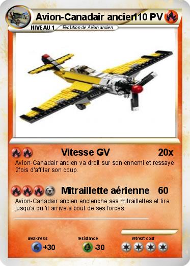 Pokemon Avion-Canadair ancien