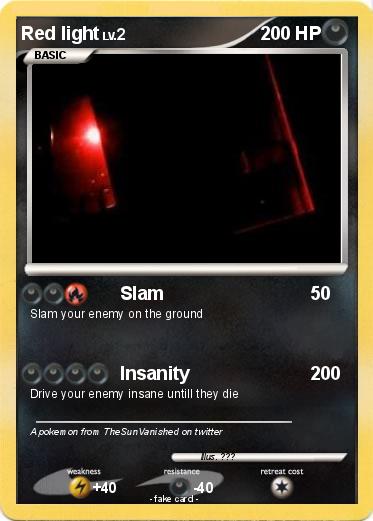 Pokemon Red light