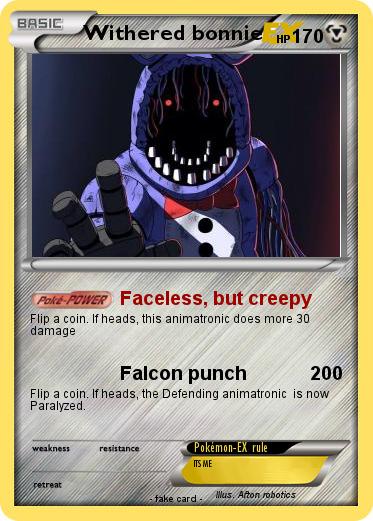 Pokemon Withered bonnie