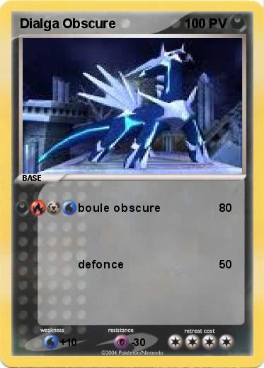 Pokemon Dialga Obscure