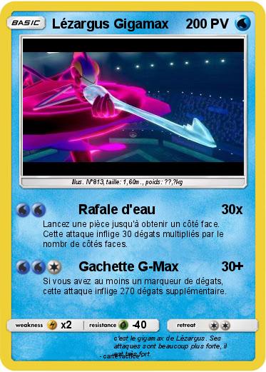 Pokemon Lézargus Gigamax