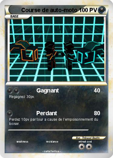 Pokemon Course de auto-moto