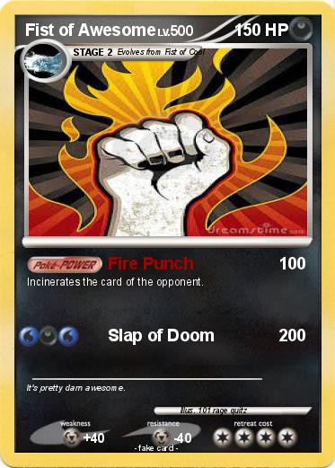 Pokemon Fist of Awesome