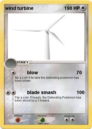 Pokemon wind turbine