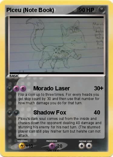 Pokemon Plceu (Note Book)